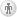 Grey person in white circle with grey outline