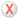 Red cross in white circle with grey outline