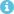 White small letter 'i' in blue circle