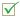 Green check in white checkbox