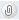 Grey paper clip in white circle with grey outline
