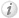 Grey small letter 'i' in white circle with grey outline
