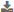 Grey computer box with arrow pointing downwards