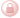 Red closed padlock in white circle with red outline