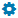 Blue cog