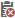Grey clipboard with white cross in red circle