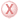 Red cross in white circle with red outline